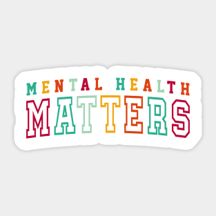 Mental Health Matters Sack The Stigma Awareness Sticker